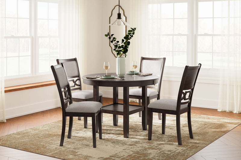 Langwest - Brown - Dining Room Table Set (Set of 5) - JaxCo Furniture