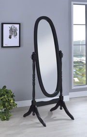 Foyet - Wood Adjustable Length Cheval Mirror - JaxCo Furniture