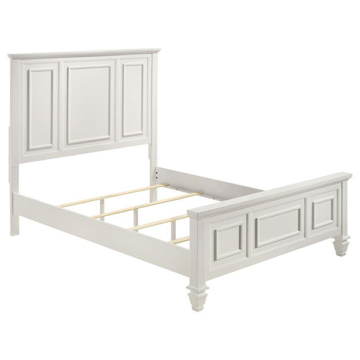 Sandy Beach - Panel Bed with High Headboard - JaxCo Furniture