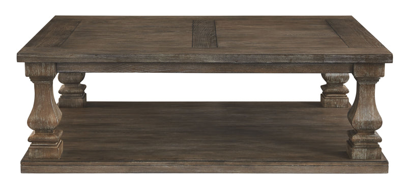 Johnelle - Gray - Rectangular Cocktail Table - JaxCo Furniture