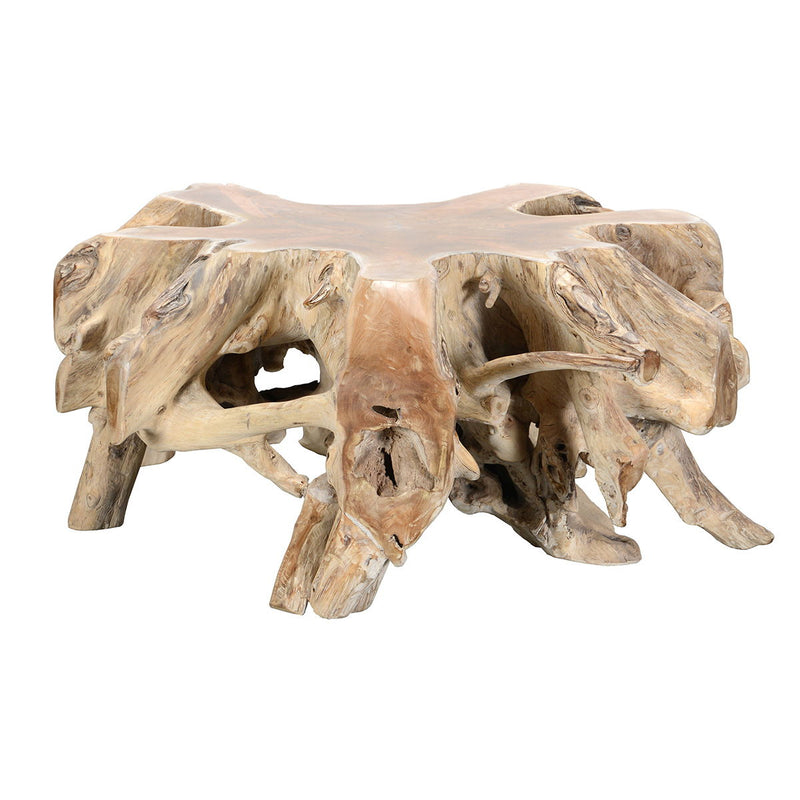 Cypress - Root Coffee Table - Natural White Wash - JaxCo Furniture