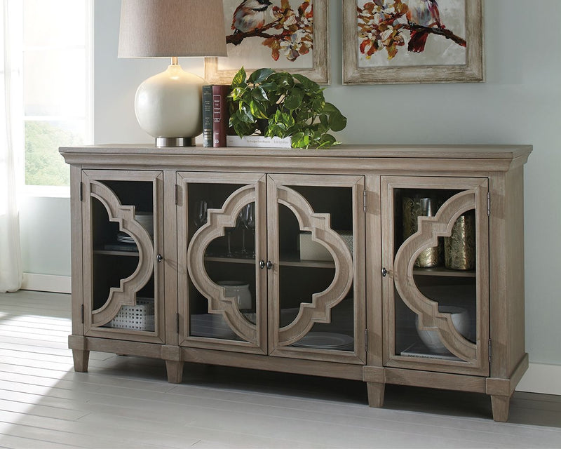 Fossil - Gray - Accent Cabinet - JaxCo Furniture