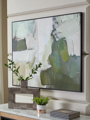 Vinick - Green / Gray / White - Wall Art - JaxCo Furniture