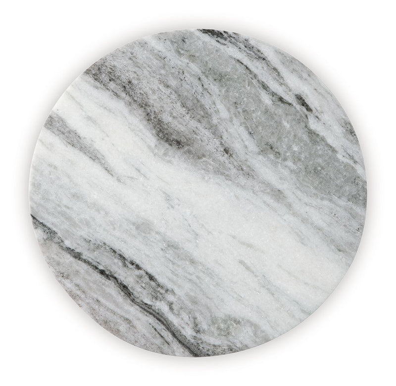 Keithwell - Gray - Round Accent Table - JaxCo Furniture