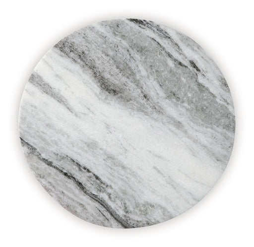 Keithwell - Gray - Round Accent Table - JaxCo Furniture