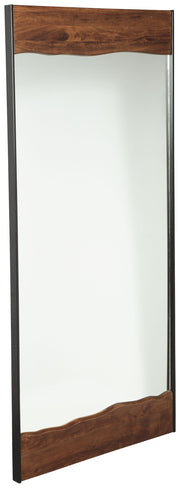 Panchali - Brown / Black - Floor Mirror - JaxCo Furniture