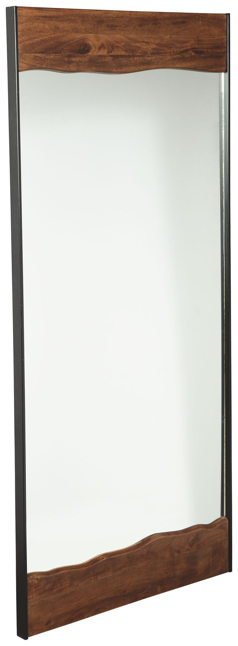 Panchali - Brown / Black - Floor Mirror - JaxCo Furniture
