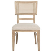 Kailani - Radio Weave Cane Dining Side Chair (Set of 2) - Beige Oak - JaxCo Furniture