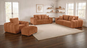Burnett - Chenille Upholstered Sofa Set - JaxCo Furniture