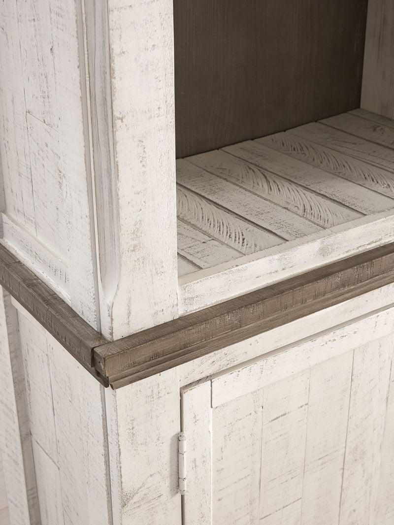 Havalance - Brown / Beige - 4 Pc. - Entertainment Center - 67" TV Stand - JaxCo Furniture