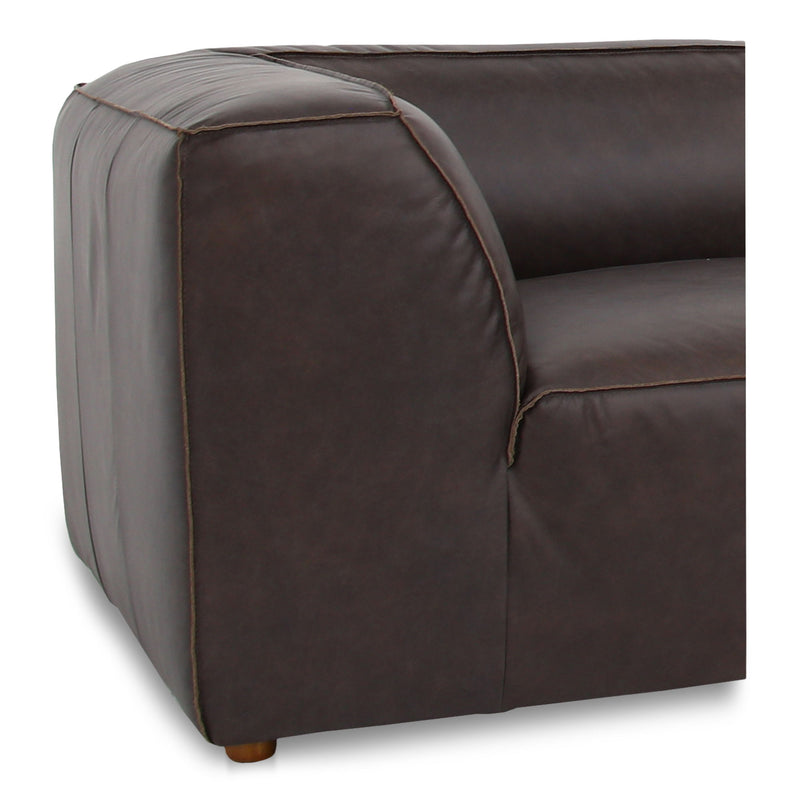 Form - Classic L-Shaped Modular Sectional - Espresso Brown - JaxCo Furniture