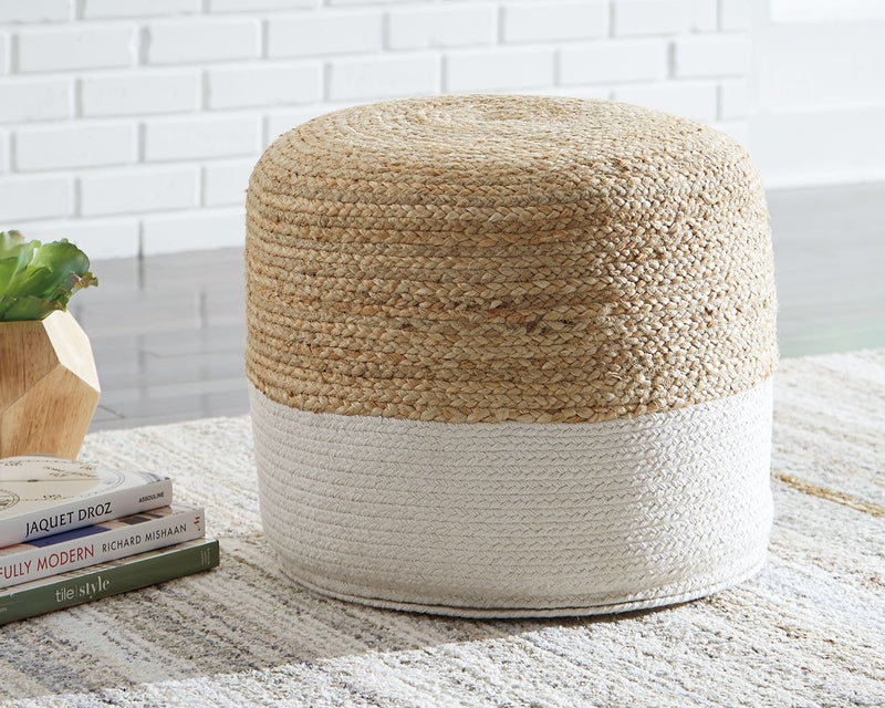 Sweed - Round - Pouf - JaxCo Furniture
