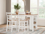 Gesthaven - Rectangular Dining Room Counter Set - JaxCo Furniture