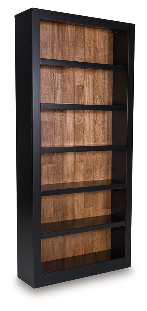 Wildenauer - Brown / Black - Bookcase - JaxCo Furniture