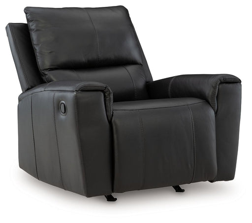 Glossmore - Rocker Recliner - Black - JaxCo Furniture