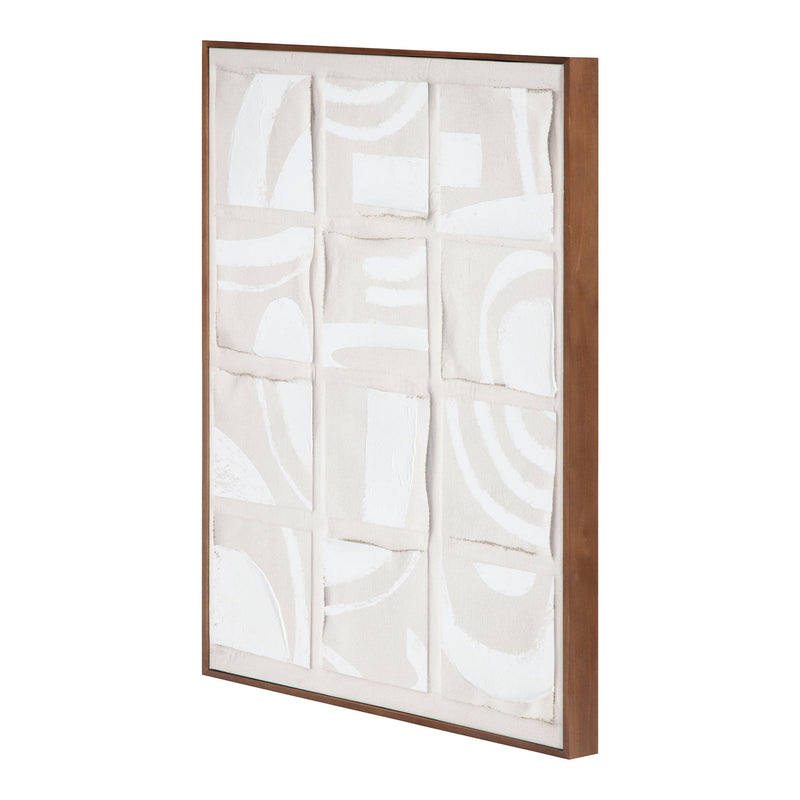 Unfold - 2 Framed Print - White - JaxCo Furniture