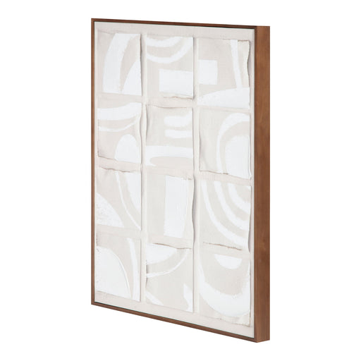 Unfold - 2 Framed Print - White - JaxCo Furniture