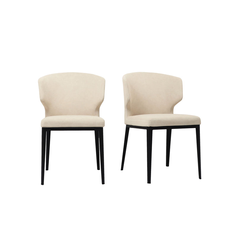 Delaney - Dining Chair (Set of 2) - Warm Beige - JaxCo Furniture