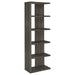 Harrison - 5-Shelf Bookshelf - Weathered Gray - JaxCo Furniture