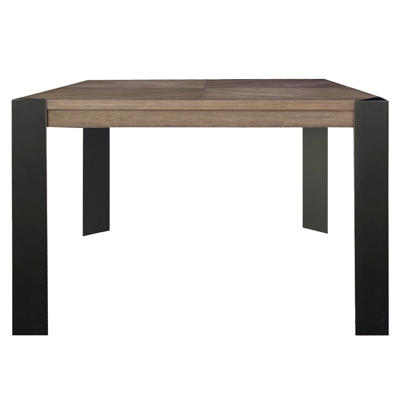 Cedar Fork - Square Counter Height Dining Table - Smoked Arabica - JaxCo Furniture