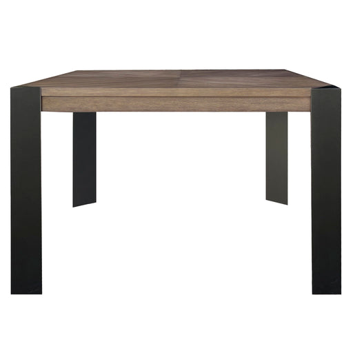 Cedar Fork - Square Counter Height Dining Table - Smoked Arabica - JaxCo Furniture
