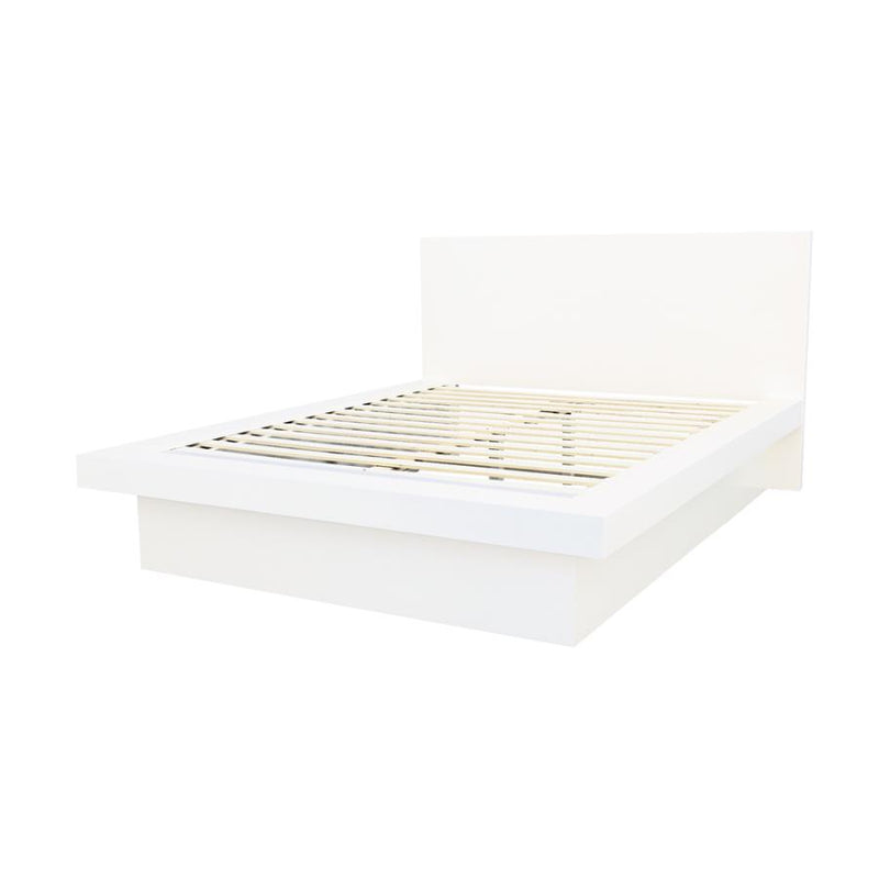 Jessica - Wood LED Panel Bed - JaxCo Furniture