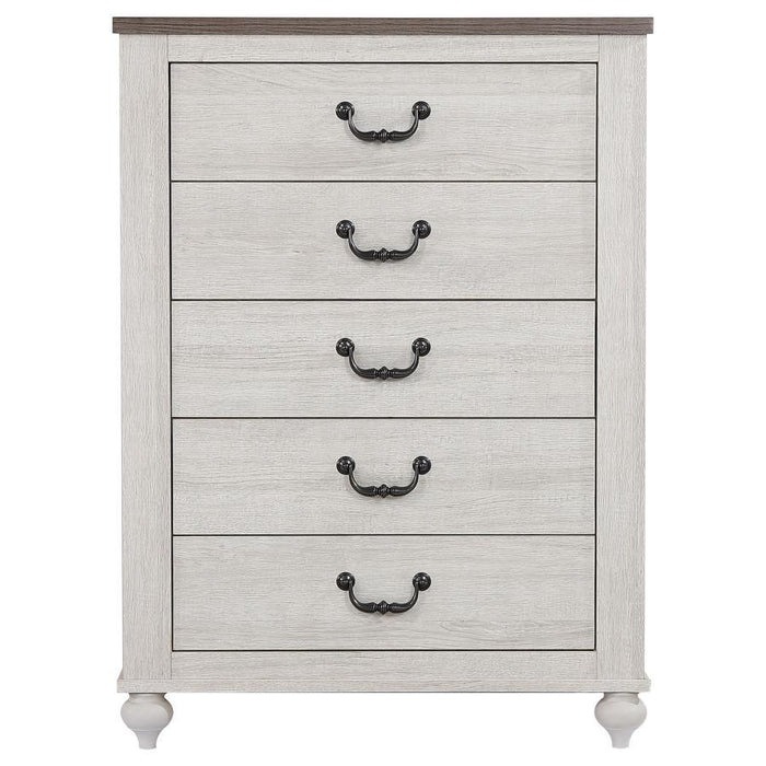 Stillwood - 5-Drawer Bedroom Chest - Vintage Linen - JaxCo Furniture