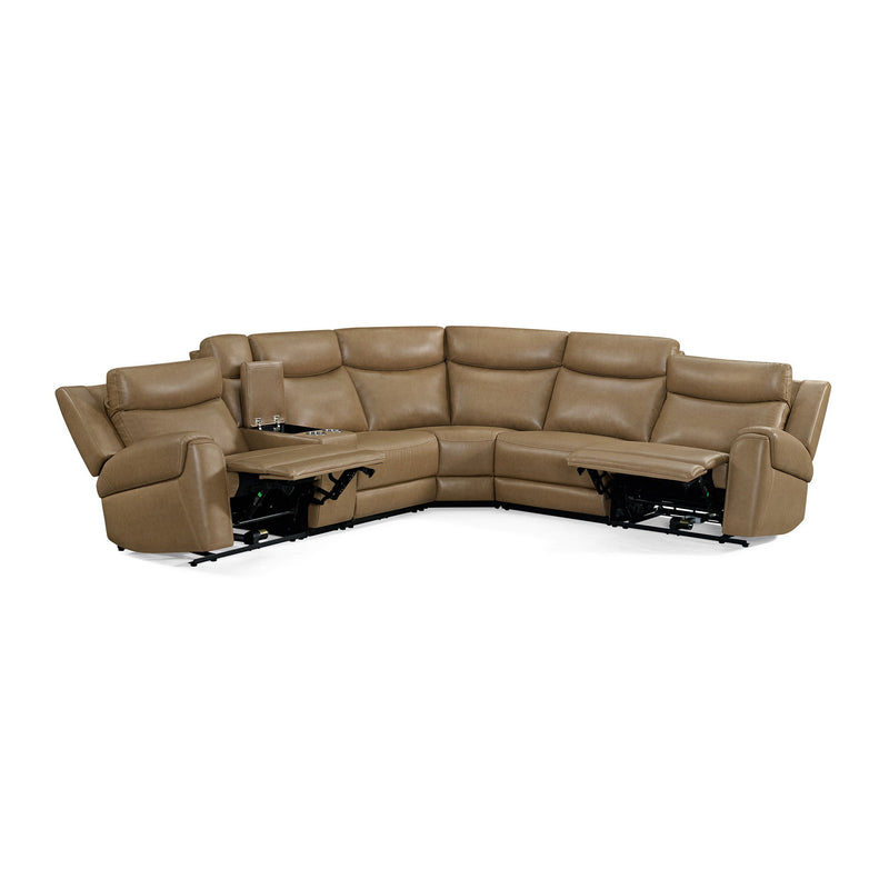 Momentum - Modular Power Reclining Sectional With Power Adjustable Headrests - JaxCo Furniture