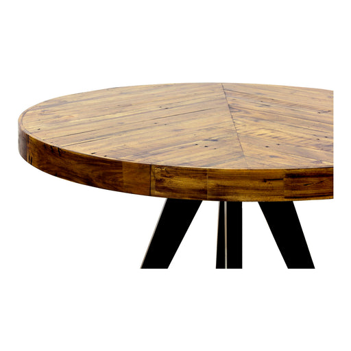 Parq - Round Dining Table - Brown - JaxCo Furniture