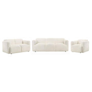 Dorset - Upholstered Round Track Arm Sofa Set - JaxCo Furniture