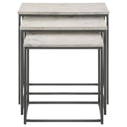 Medora - Marble Top Nesting Table Set - JaxCo Furniture