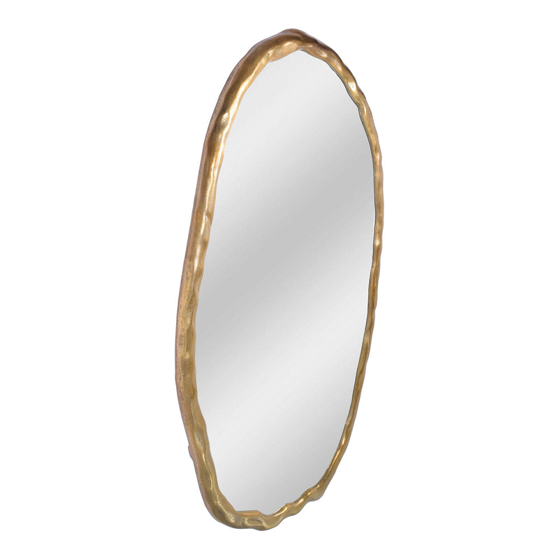 Foundry - Oval Mirror - Yellow - JaxCo Furniture