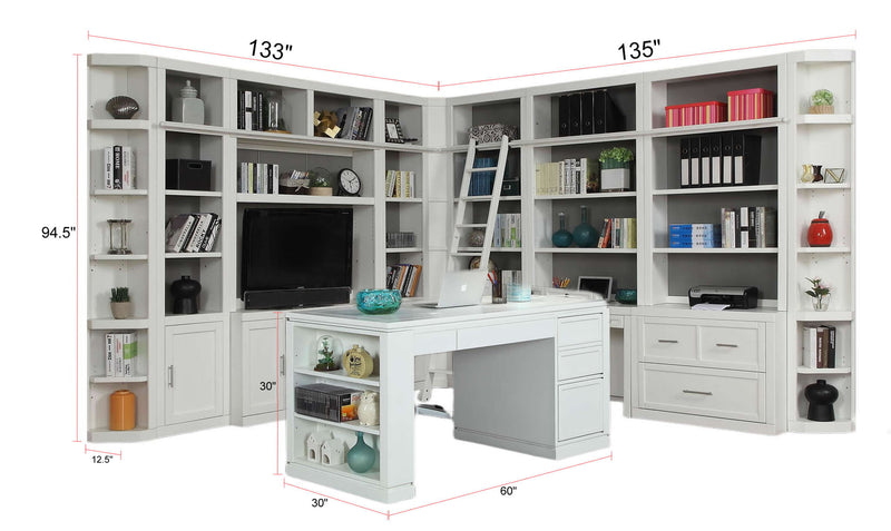 Catalina - Library Wall - JaxCo Furniture