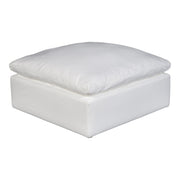 Terra - Livesmart Fabric Condo Ottoman - Cream - JaxCo Furniture
