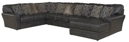 Denali - Italian Leather Match Sectional - JaxCo Furniture