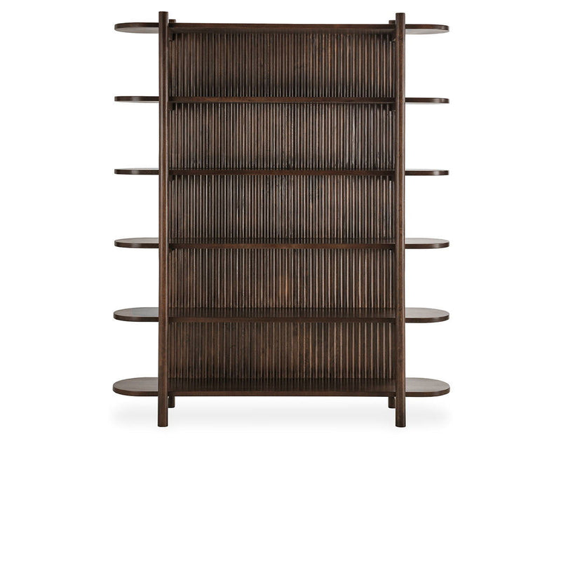 Redford - Tall Bookcase - Brown - JaxCo Furniture
