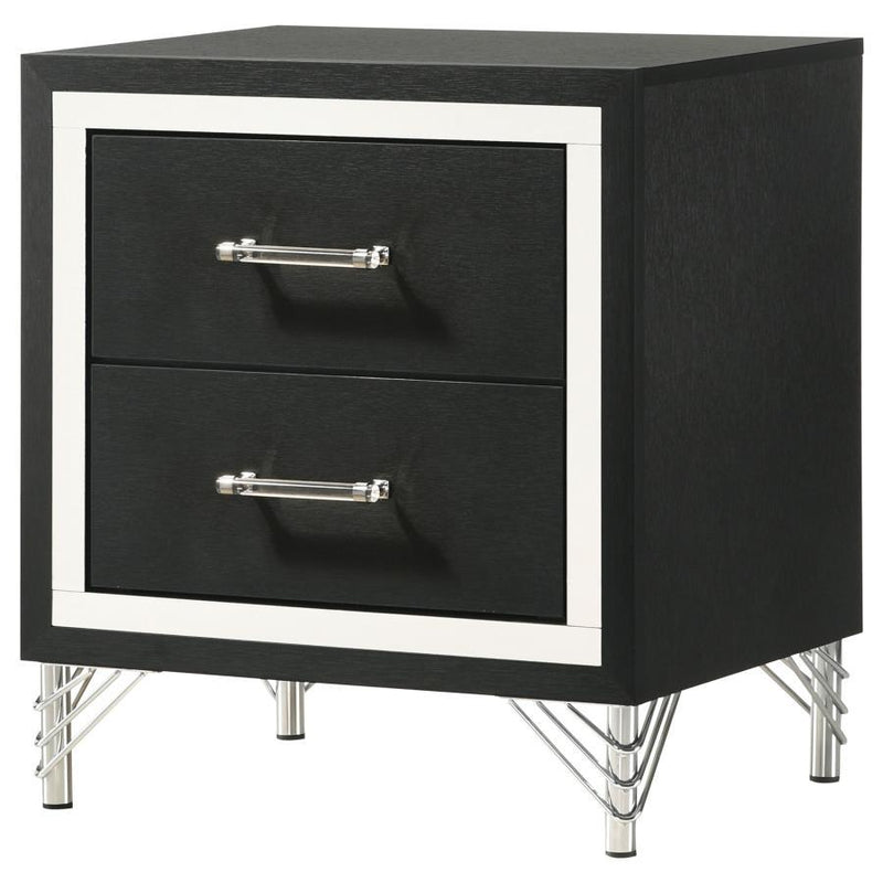 Lucia - 2-Drawer Nightstand - White - JaxCo Furniture
