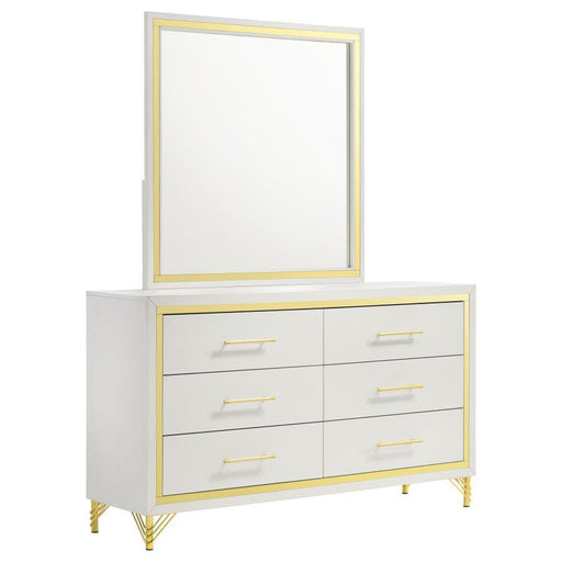 Lucia - 6-Drawer Dresser - JaxCo Furniture