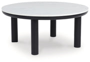 Xandrum - Black / White - Occasional Table Set (Set of 3) - JaxCo Furniture