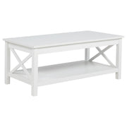 Skyview - 44" Rectangular Lift Top Coffee Table - White - JaxCo Furniture