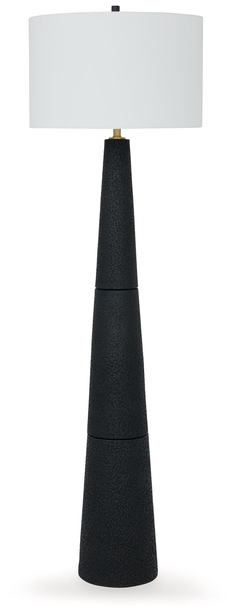 Hallburg - Black - Poly Floor Lamp - JaxCo Furniture