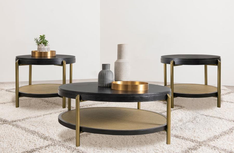 Arini - Round Coffee And End Table Set - JaxCo Furniture