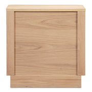 Round Off - Tall Nightstand - Light Brown - JaxCo Furniture