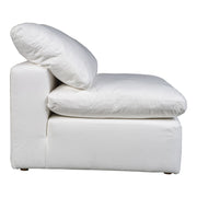 Terra - Livesmart Fabric Condo Slipper Chair - Cream - JaxCo Furniture