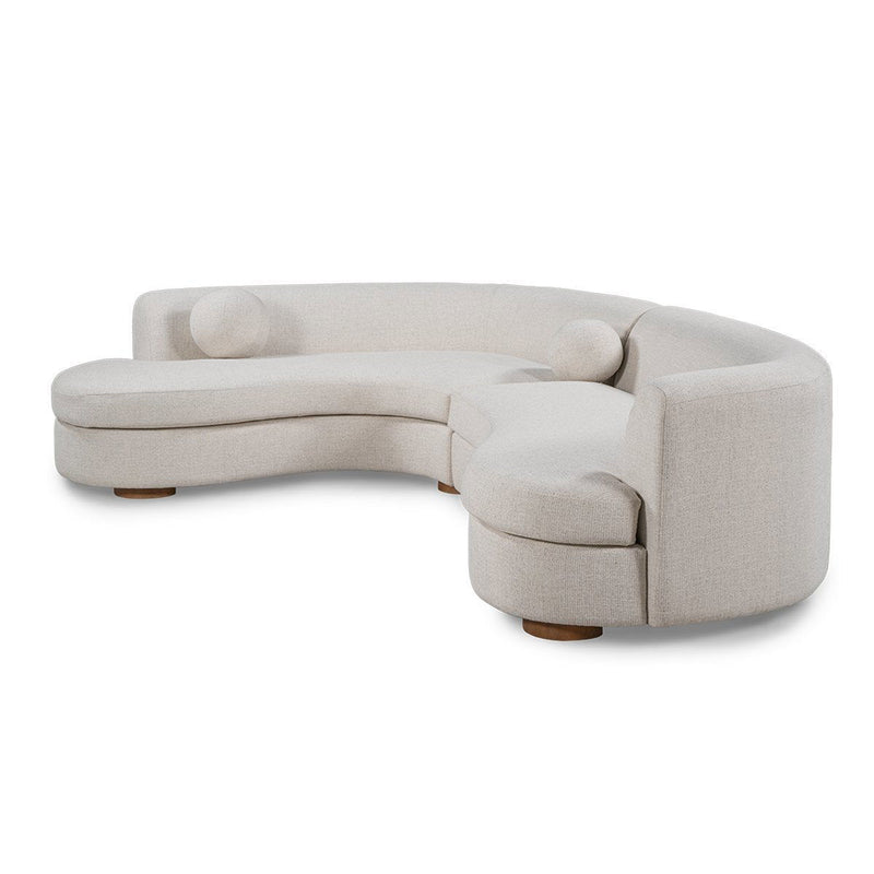 Concord - Sectional - Ivory - JaxCo Furniture