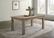 Cardova - 87" Solid Wood Extension Dining Table - Vineyard Oak - JaxCo Furniture