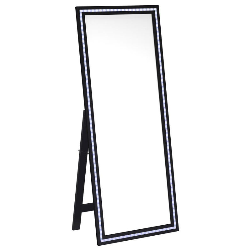 Windrose - Tempered LED Standing Mirror - JaxCo Furniture