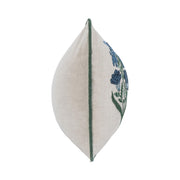 Novel Estate - 14" x 26" NV Belcourt Floral Pillow - Natural / Blue - JaxCo Furniture