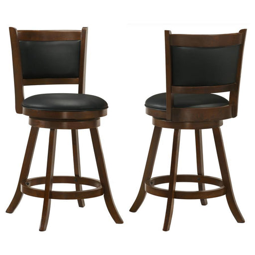 Broxton - Upholstered Swivel Stools (Set of 2) - JaxCo Furniture