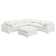 Raleigh - Boucle Upholstered Modular Sectional - JaxCo Furniture